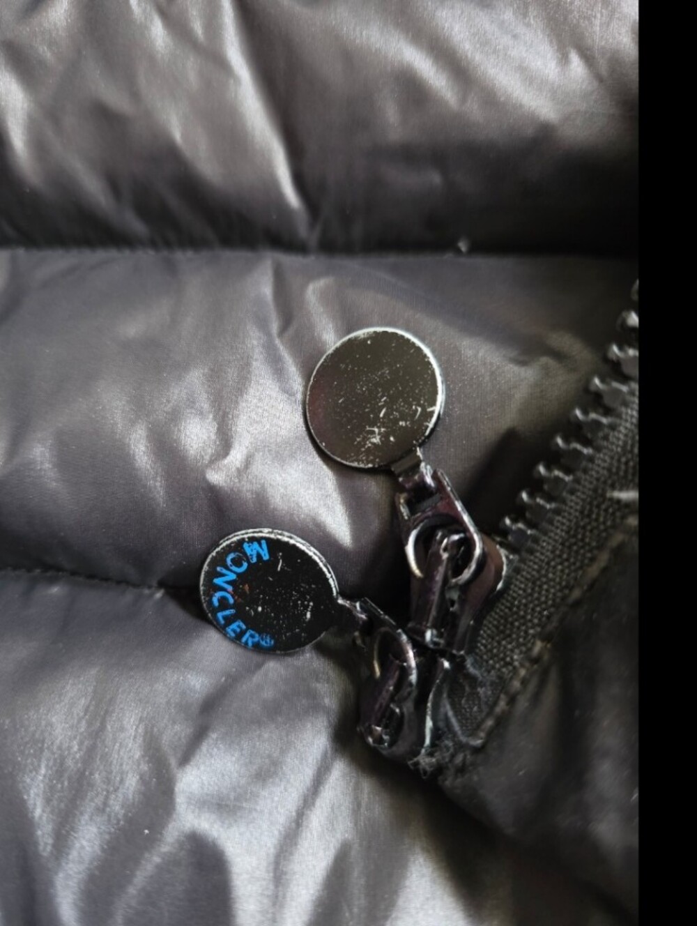 MONCLER BADY GLOSSY Black Quilted Puffer Jacket Luxury 2 Vintage Y2K Ski Snow - Picture 9 of 16